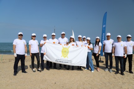 Another Great Cleaning Action Took Place on Bilgah Beach