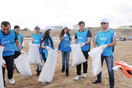 IDEA Organized a Cleanup Campaign at Novkhani Beach