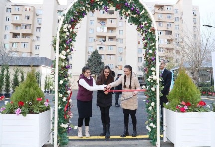 “Bizim Həyət” layihəsi çərçivəsində növbəti həyət açılışı